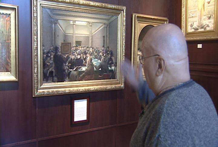 Fine art has home in the midst of a construction zone