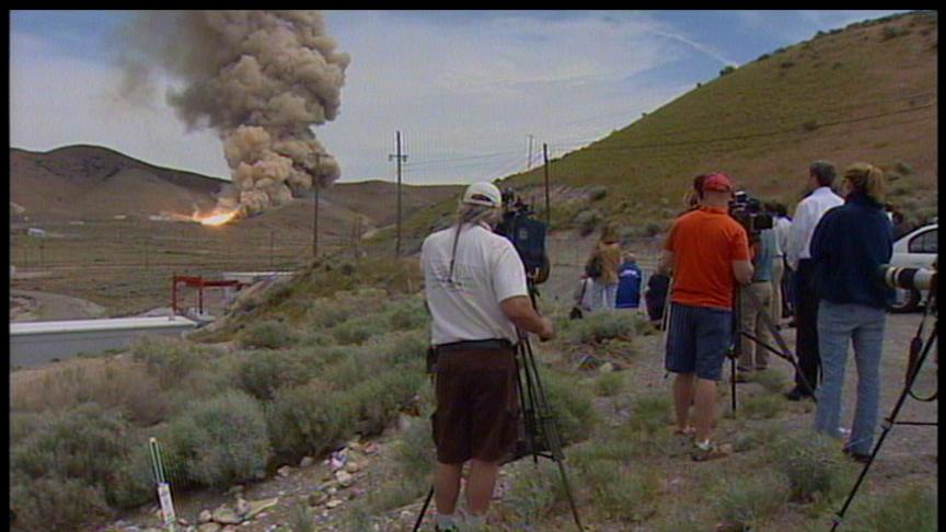 New Rocket Motor Tested to Assure Safety of the Space Shuttle