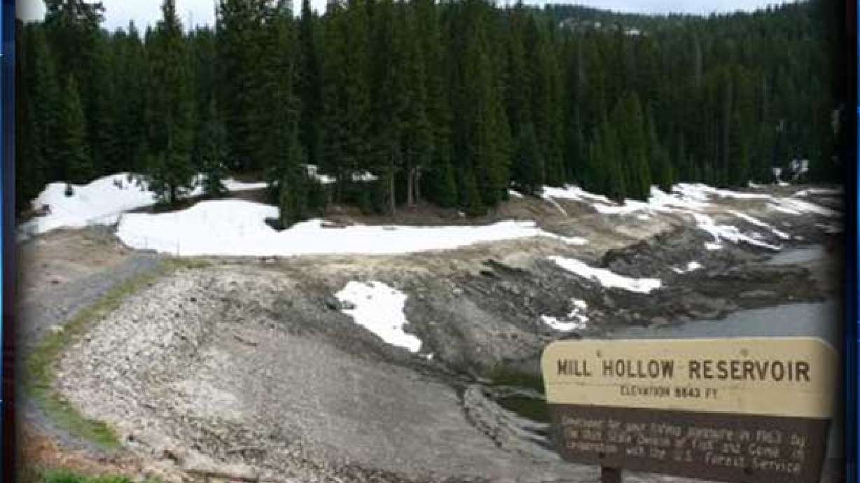 Mill Hollow Reservoir Drained and Campground Closed