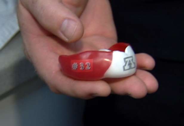 Dentist helping protect athletes from teeth and head injuries