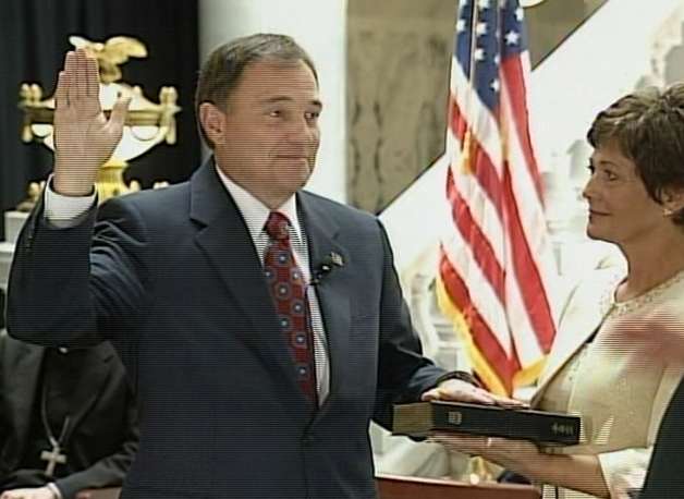 Gary Herbert is sworn in as Utah's 17th governor.
