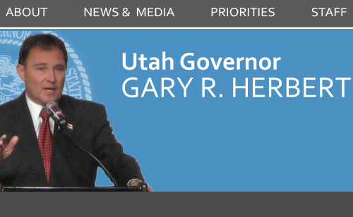 Gov. Herbert's website launched