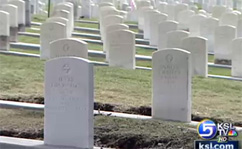 Company, Volunteers Repair Veterans' Section of Cemetery
