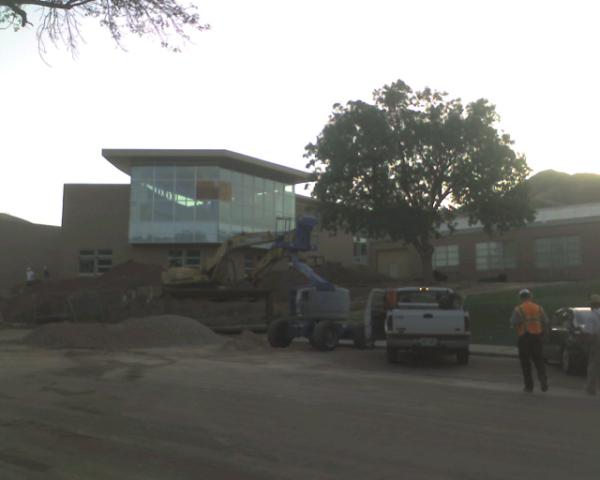 Arsonists hit middle school under construction