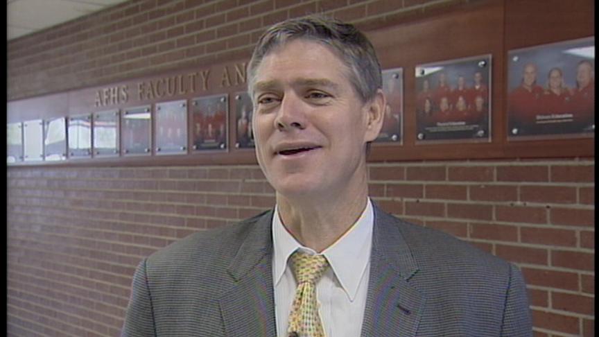 Major League Baseball Player Visits High School 