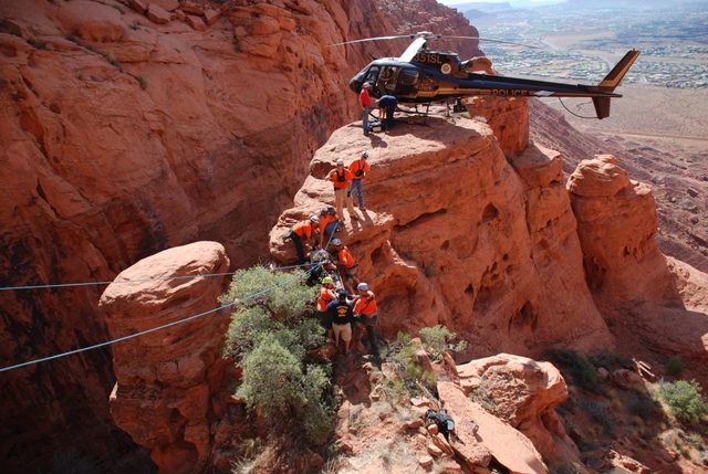 Dramatic rescue of hiker found in slot canyon in S. Utah