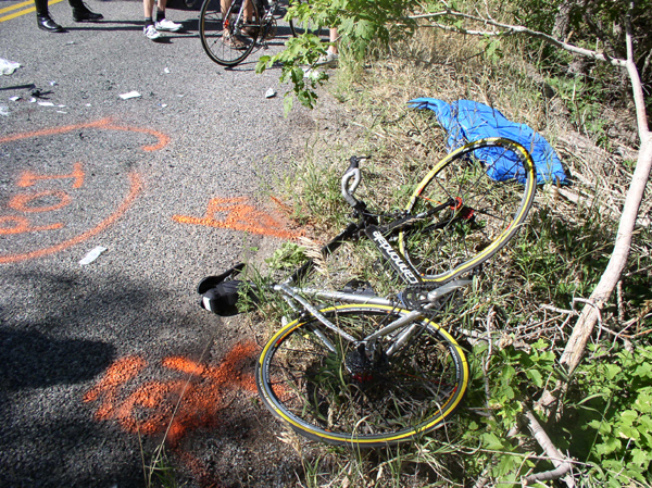 Friends say injured biker showing signs of improvement