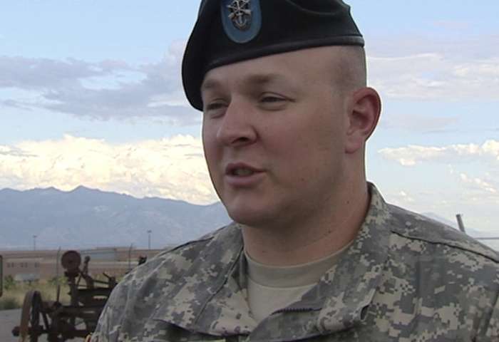 Sgt. 1st Class Brady Johnson says it was cyclist Dave Collins' own will and desire to live that kept him breathing.