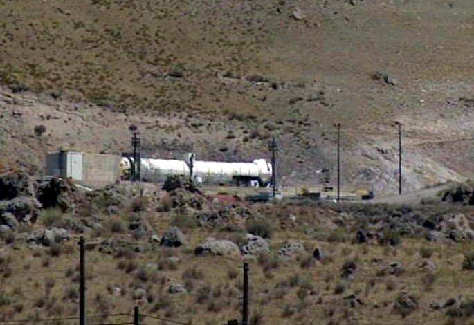 Problem cancels moon rocket test firing in Utah