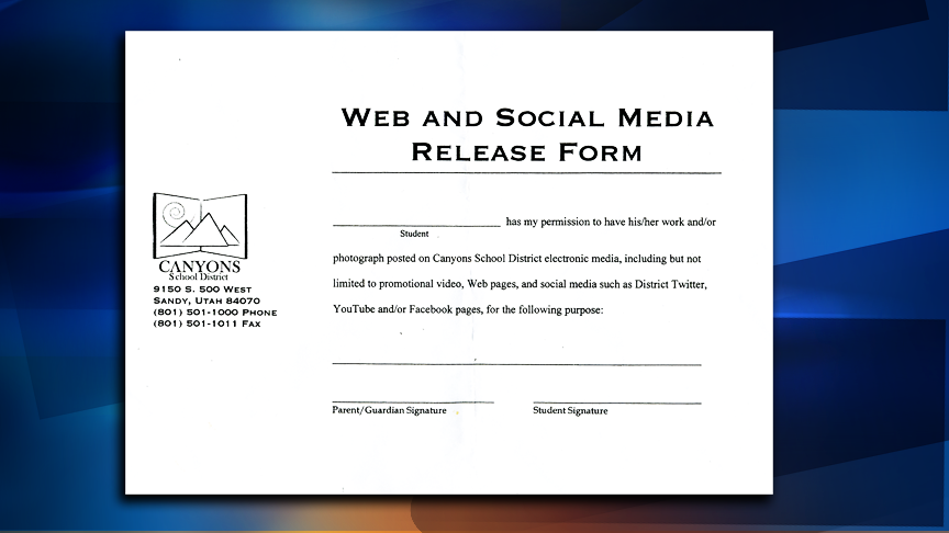 School release form has a new look in Canyons District