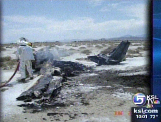Plane Crashes and Burns in Wendover