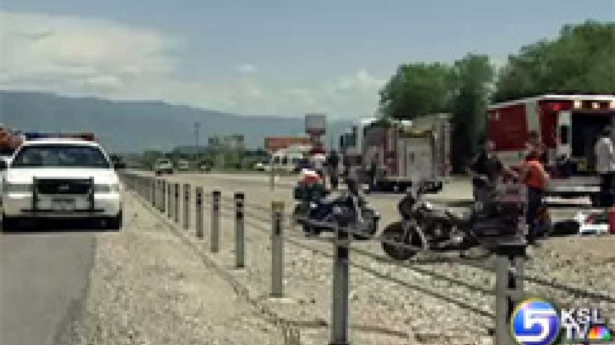 Motorcyclist Injured on I-15