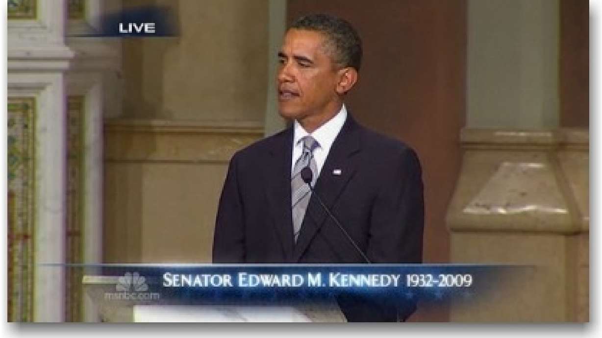 The president gets back to work