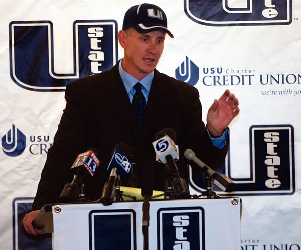 USU's Andersen expects progress against (20) BYU