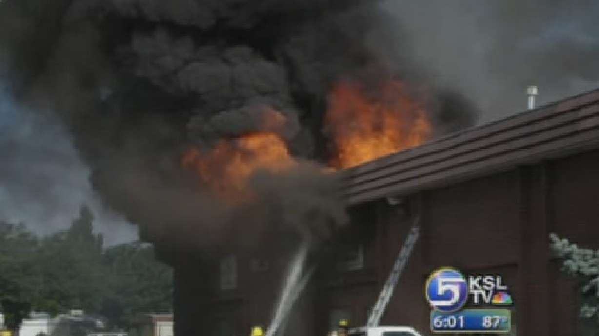 Blaze Leaves Two Businesses in Shambles