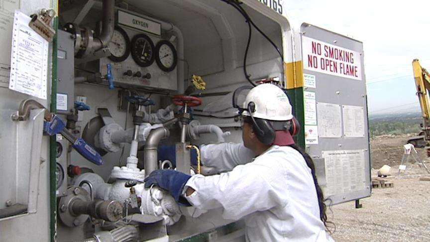 Ozone Being Added to Water