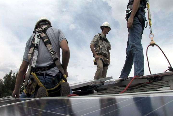 Kearns home going green, gets visit from governor