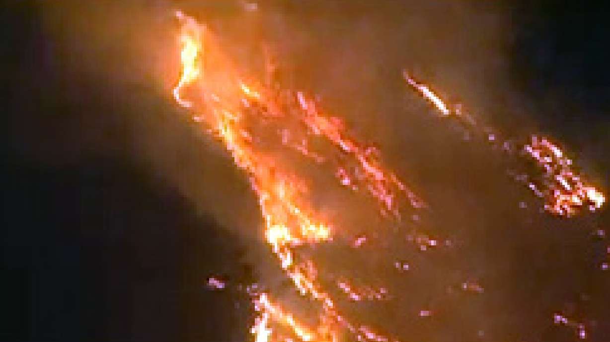 Rain Helps Crews Fight Emigration Canyon Fire