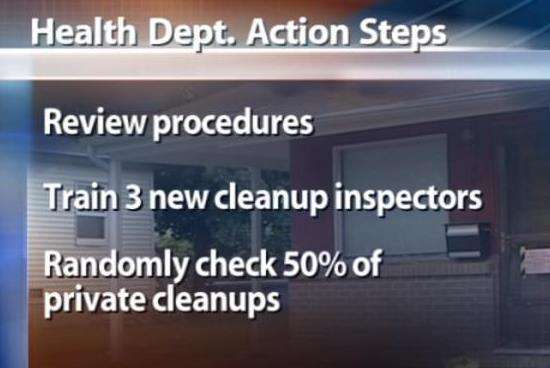 Health Department Unveils Plan to Clean Contaminated Homes