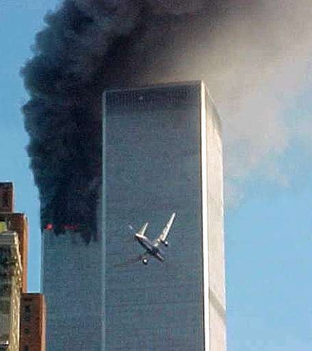 Loralee Nunley's flight was the second plane that hit the World Trade Center towers on September 11, 2001 - Photo courtesy AP/Wide World Photos