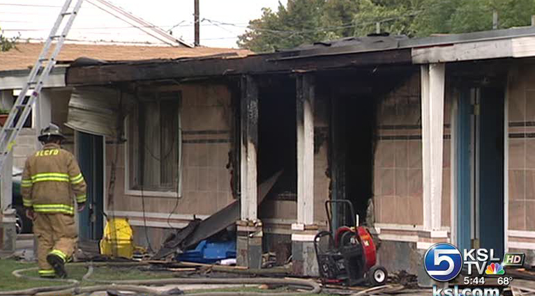 Bug bombs cause apartment fire