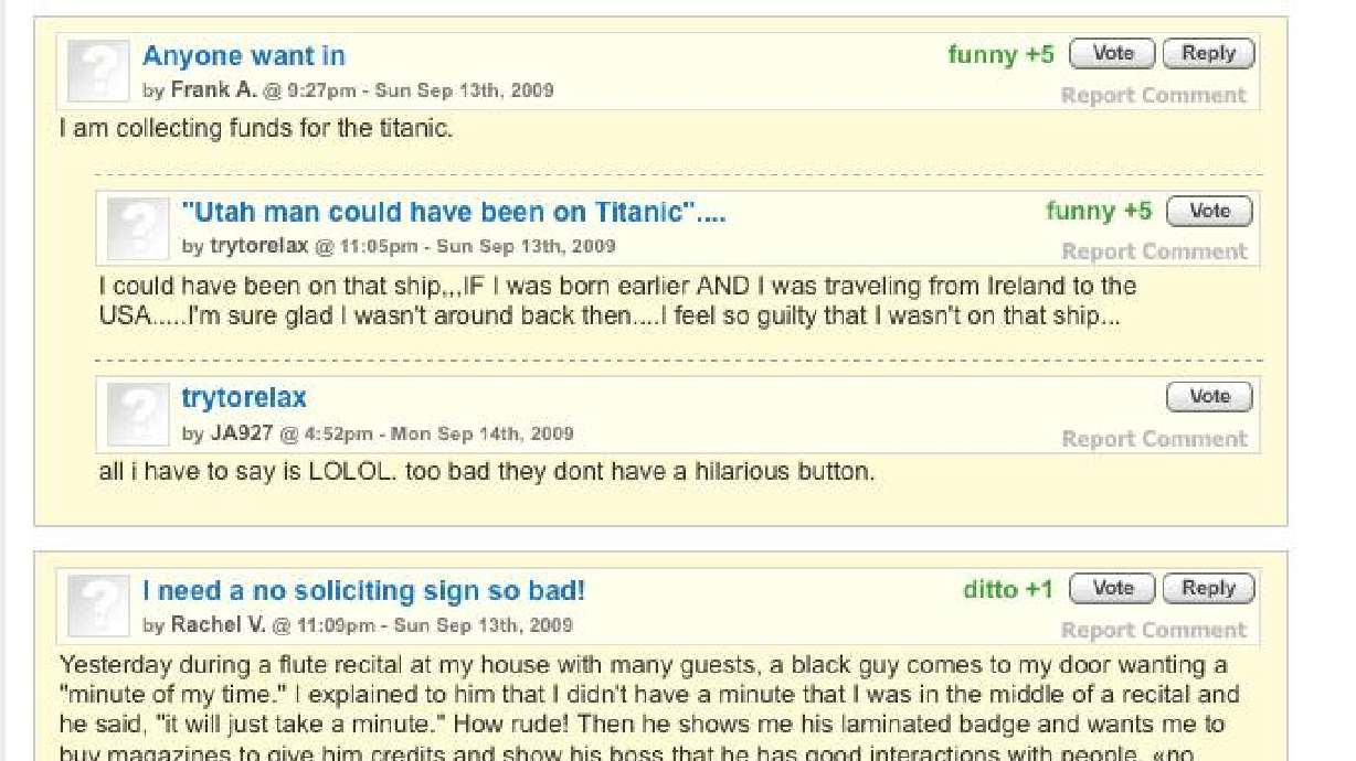 Comment board changes