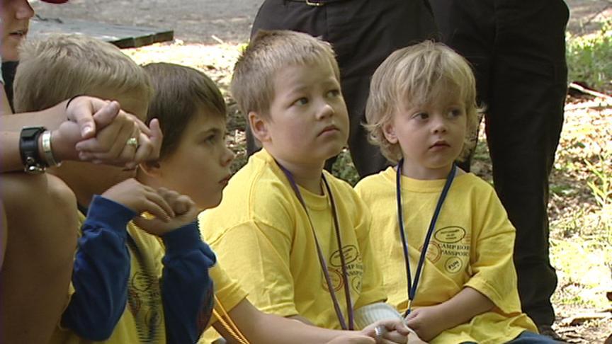 Kids at Camp Wapiti Get Up Close to Wildlife