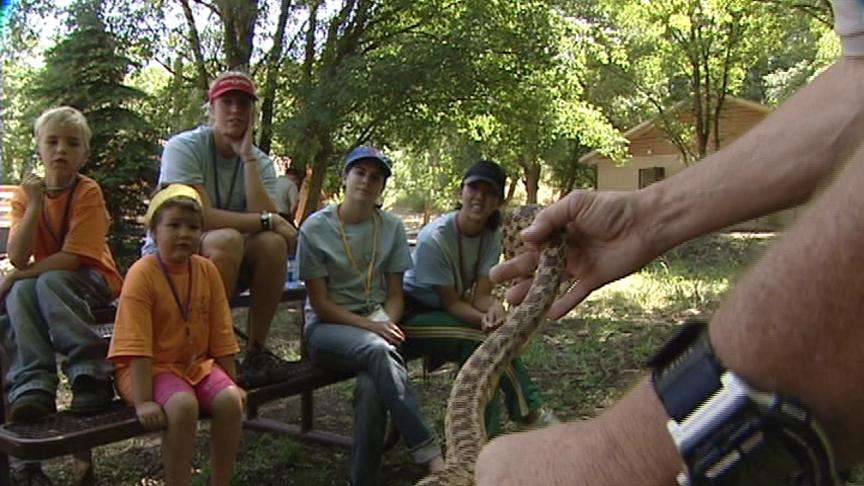Kids at Camp Wapiti Get Up Close to Wildlife