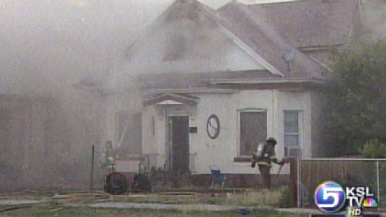 Salt Lake Home Catches Fire