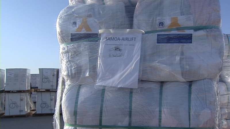 Plane full of supplies on its way to Samoa from Salt Lake