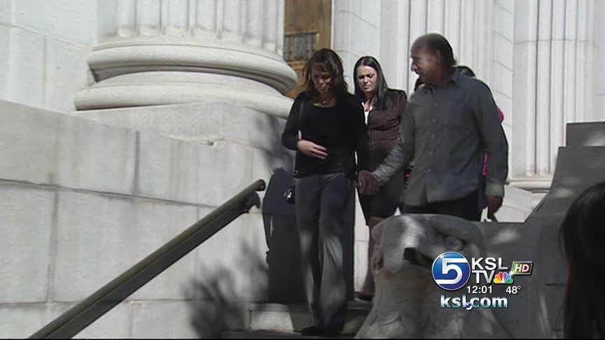 Carver's family at federal court on Wednesday.