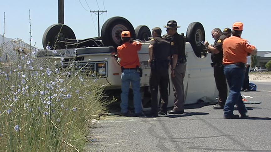 Children Hospitalized Following Van Rollover