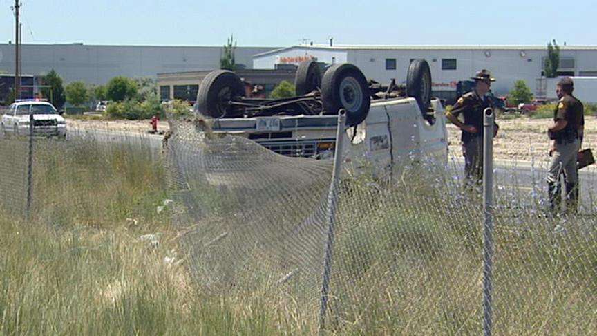 Children Hospitalized Following Van Rollover