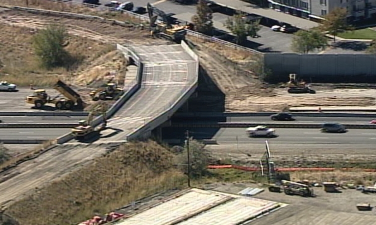 The 800 North bridge over I-15 will be demolished this weekend