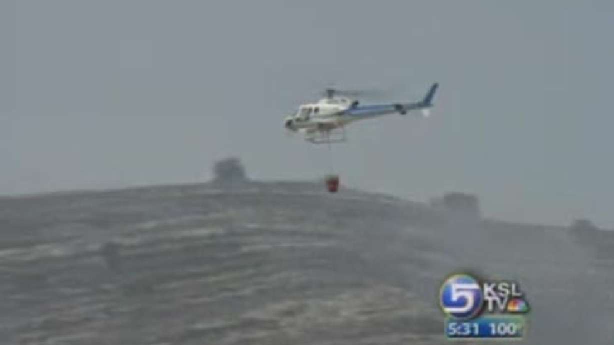 Two Blazes Keep Firefighters Busy