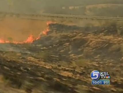 Wildfire Closes I-15 North of St. George