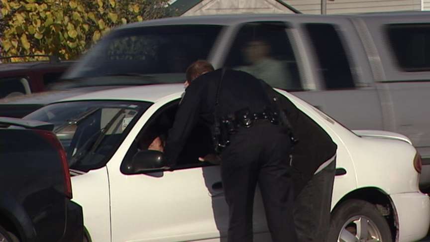 Police struggled to control a massive parking problem at the West Valley clinic.