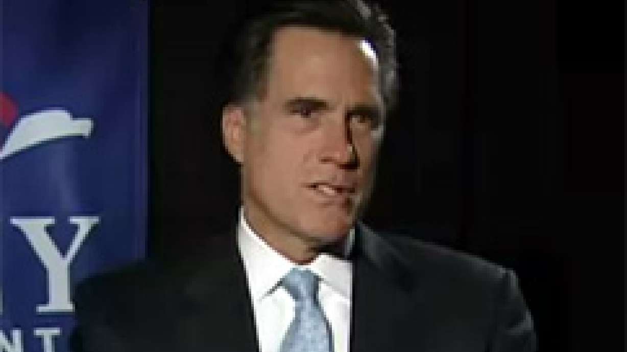 A Conversation With Mitt Romney