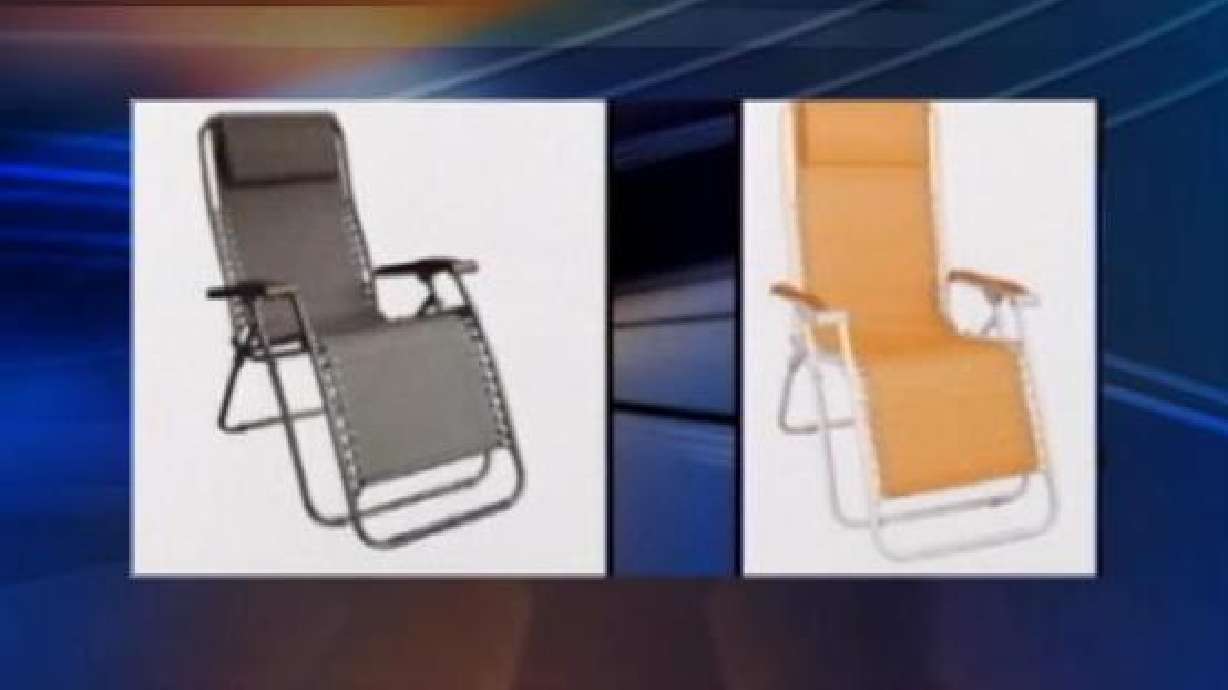 68,000 Reclining Folding Chairs Recalled