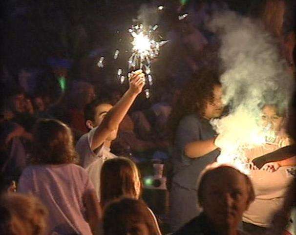 Family Urges People to Leave Fireworks to the Pros