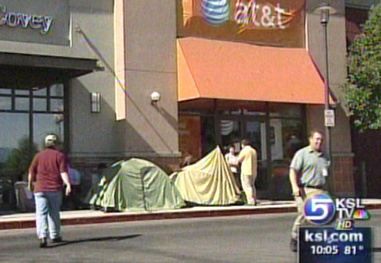 Fans Start Camping Out for Release of iPhone