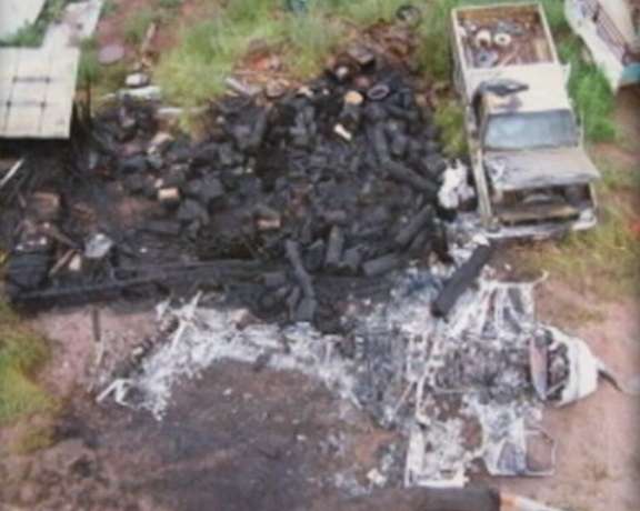 The airplane Stephanie and Christian Nielson were in crashed and caught fire in August of 2008