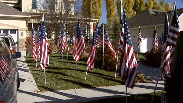 Nemelka family's home in West Jordan, Saturday.