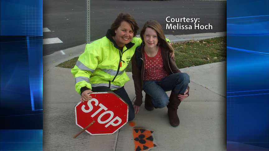High 5 for West Jordan crossing guard