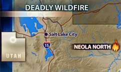 Conditions Improve on NE Utah Wildfire