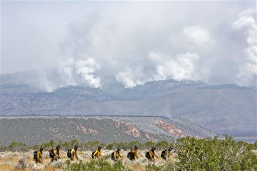 Conditions Improve on NE Utah Wildfire