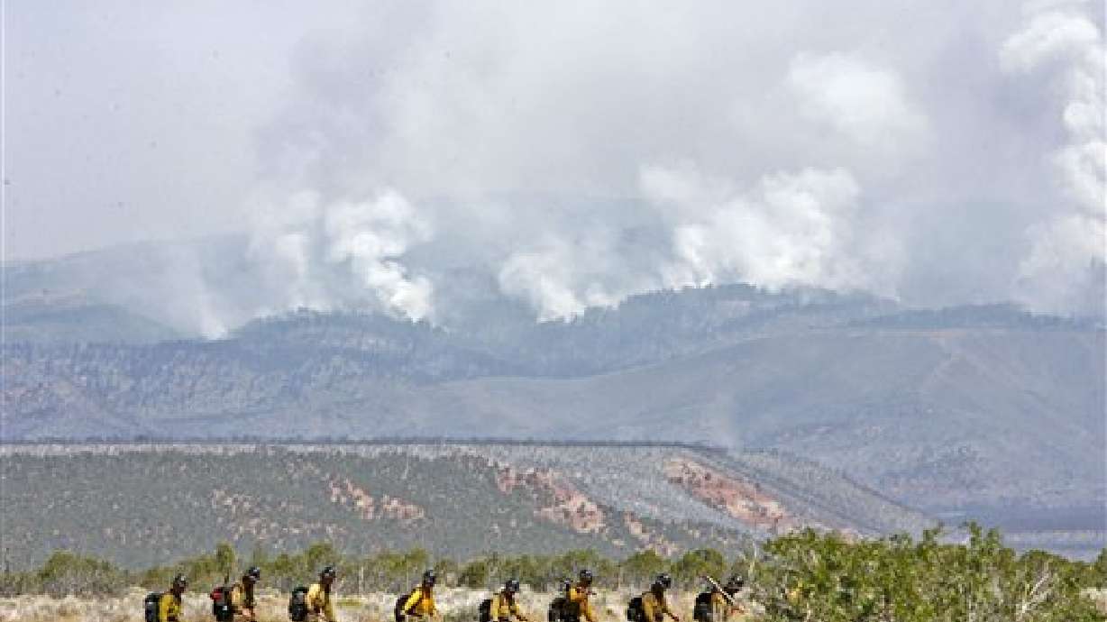 Conditions Improve on NE Utah Wildfire