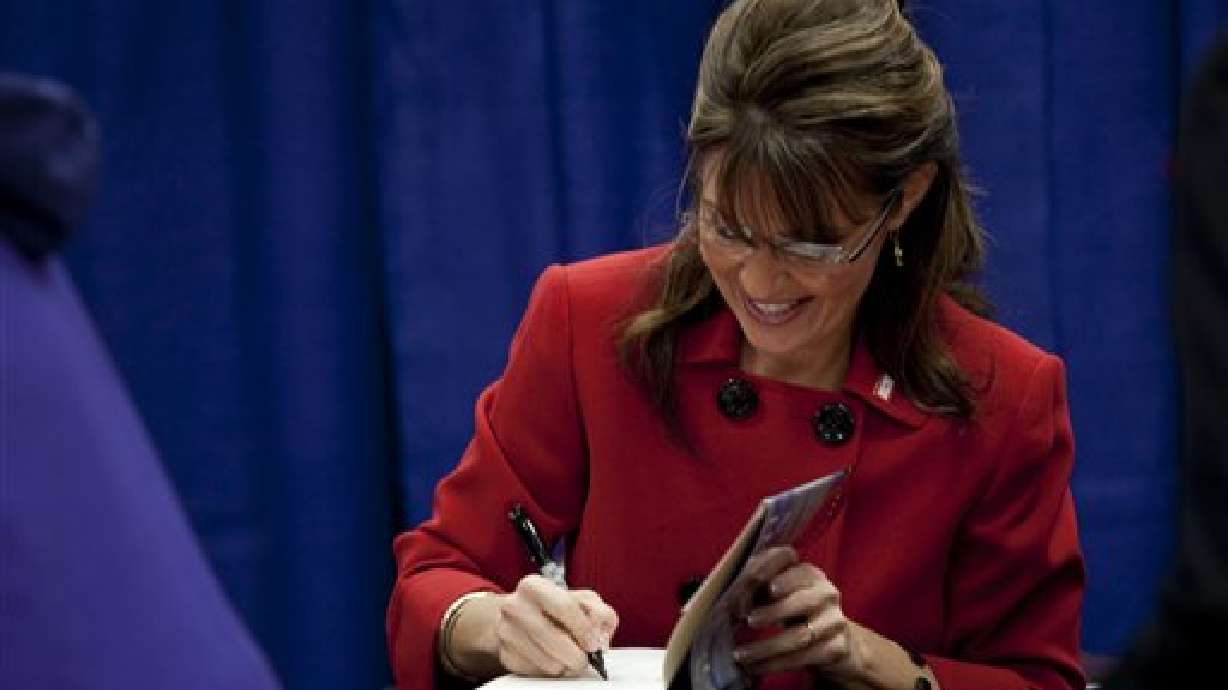 Palin coming to Utah to promote book
