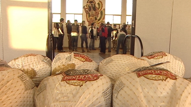 Thousands of turkeys given to those in need