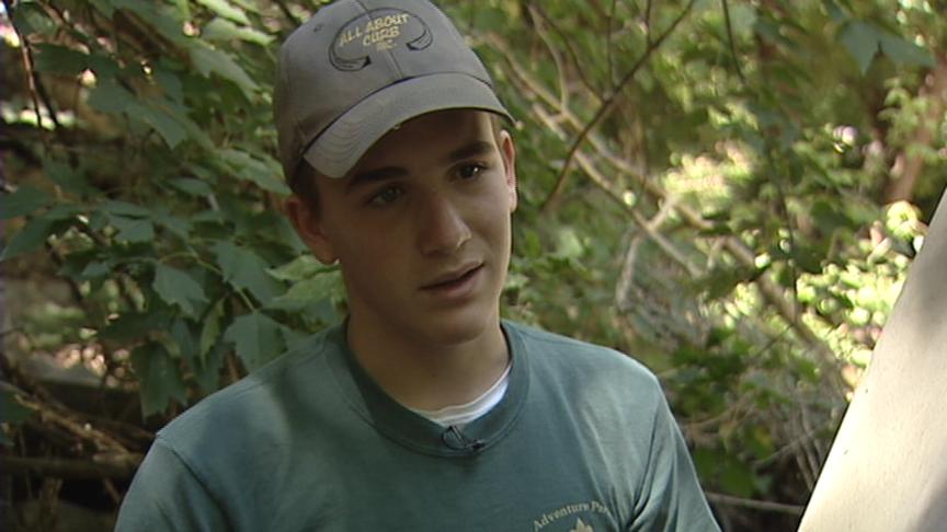 Black Bear Bites Boy Scout